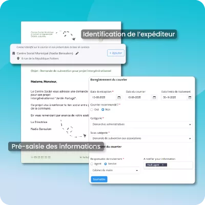 enregistrement des courriers